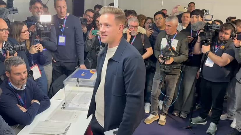 Marc-Andre ter Stegen unable to vote in Barcelona presidential election
