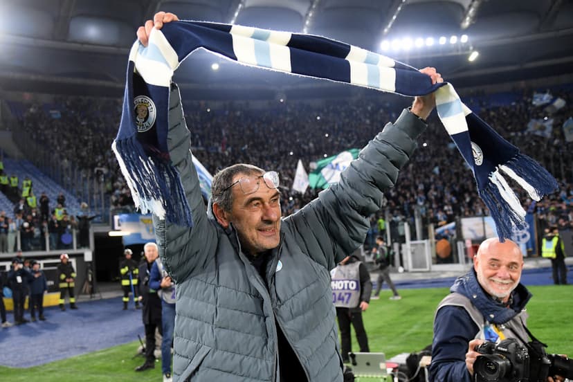 Sarri: ‘Lazio fans made it a memorable night regardless’ of 1-0 victory over Milan
