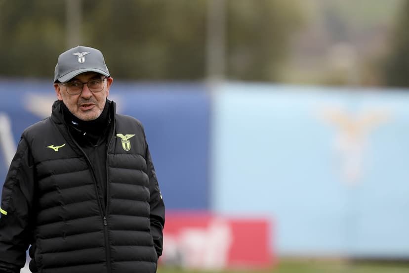 Sarri on ‘decisive’ return of Lazio fans and new midfield role against Milan