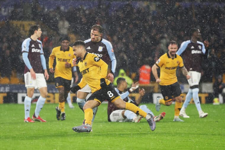 Wolves claim second league win as Gomes duo down Villa