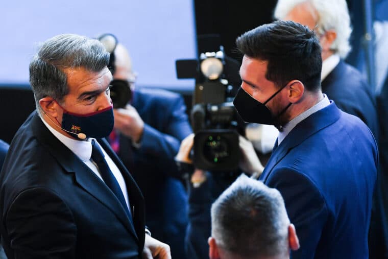 Barcelona president Joan Laporta opens up on his “strained” relationship with Lionel Messi after 2021 exit