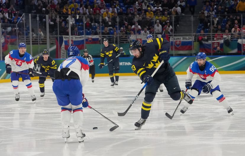 USA vs. Sweden Olympic Quarterfinal Hockey Match