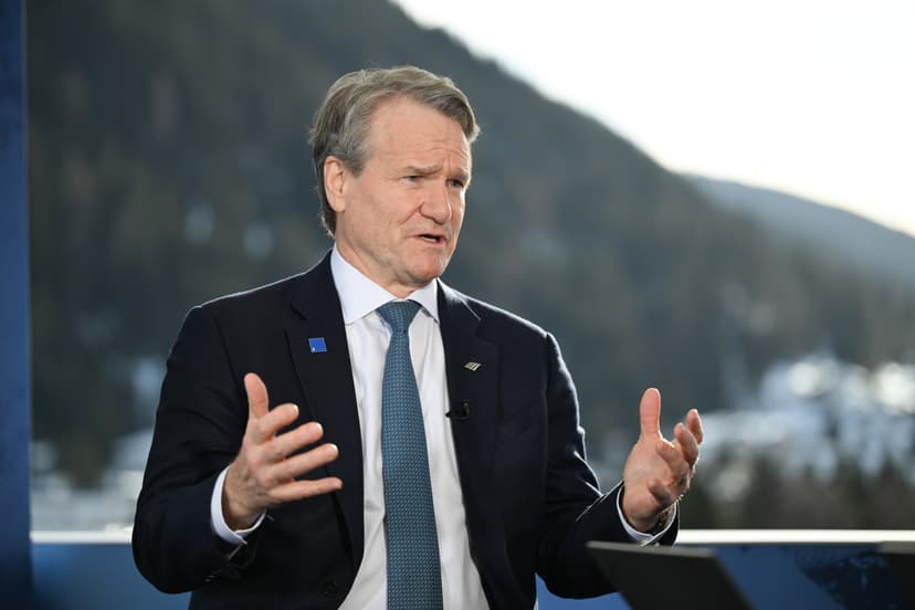 Brian Moynihan isn’t so worried about an AI jobs bloodbath, pointing to a 1960s theory that computers would end all management roles