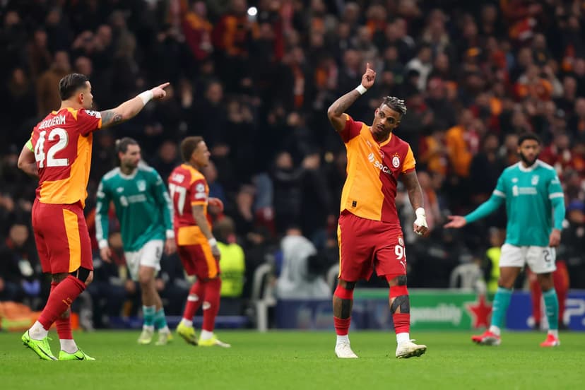 Galatasaray 1-0 Liverpool: Lemina header decides frantic first leg after VAR rules out Reds’ equalizer