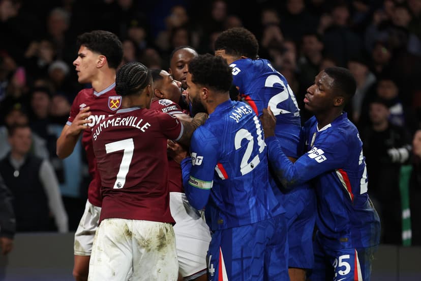 Chelsea and West Ham fined following ‘mass confrontation’