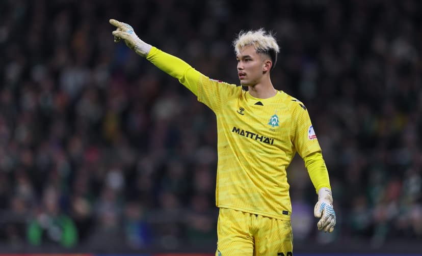 Werder Bremen Goalkeeper Mio Backhaus Discusses 'Fighting Hairstyle' and Competition