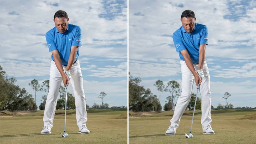 Golf Tip: Changing Setup to Hit Draws and Fades