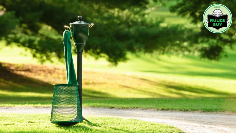 Rules Guy: My ball got tangled up in a wrapper. Can I remove it without penalty?