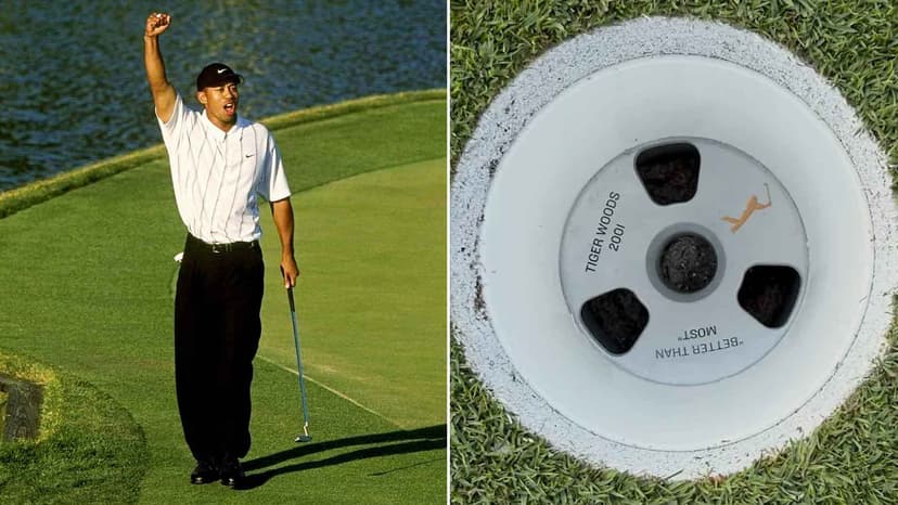 This clever Tiger Woods tribute at Players is hidden underground