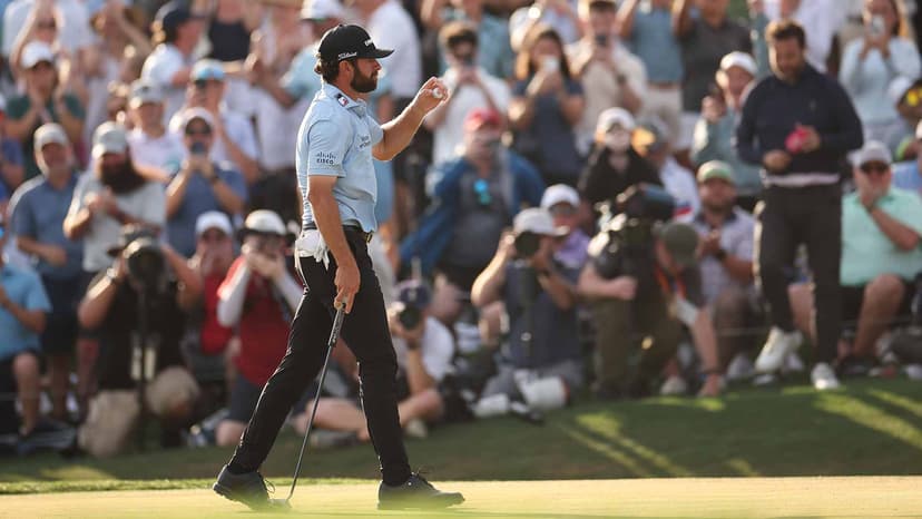 Cam Young's Players Championship moment was perfectly awkward