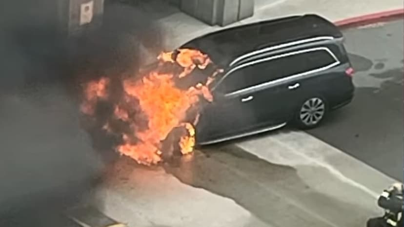 “It Sounded Like a Bomb”: Woman Says Her Mercedes-Benz GLS 450 Exploded Minutes After She Parked at Doctor’s Office