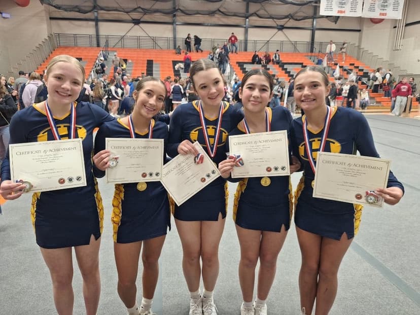 Hillsdale Cheer Team Wins County Championship Ahead of Regionals