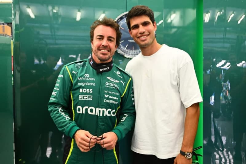 Carlos Alcaraz Considers Driving a Formula One Car After Meeting Alonso and Sainz