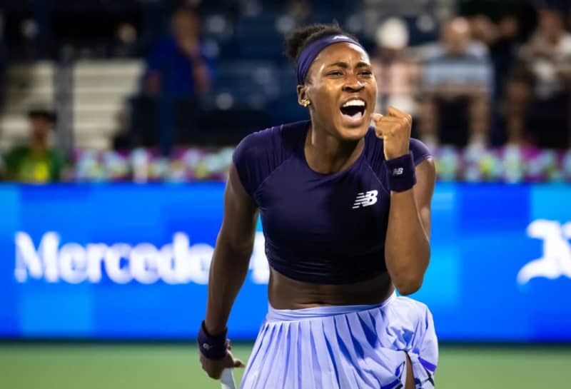 Coco Gauff Advances in Dubai Tennis Championships, Sets New American Record