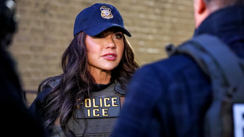 Kristi Noem Accused of Misusing Coast Guard Plane for 'Alien Expulsion Operations'