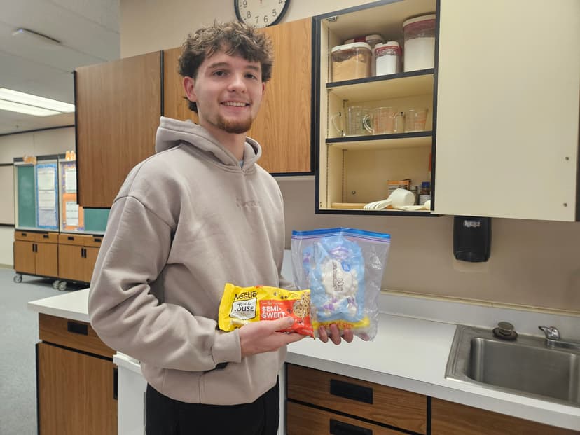 Tri-County guard Trey Foster scores at business with Trey's Treats