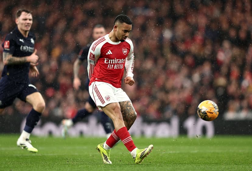 Arsenal's Gabriel Jesus Reacts to Playing Full Game After Injury