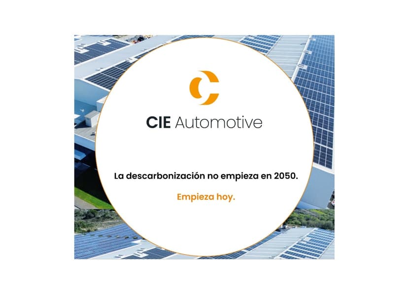 CIE Automotive receives support from the EIB for decarbonisation strategy