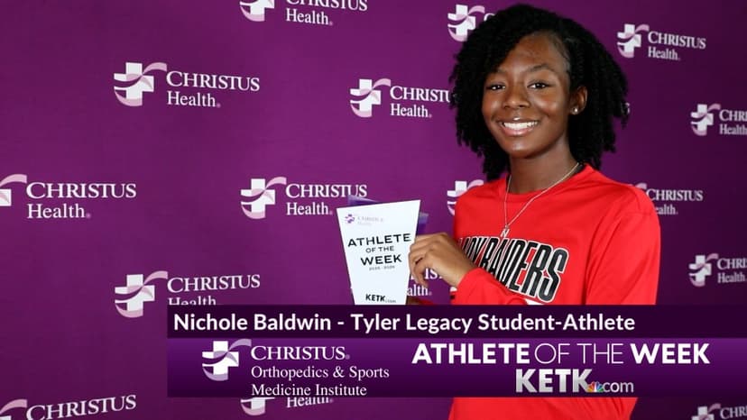 Nichole Baldwin Named CHRISTUS Orthopedics and Sports Medicine Institute Athlete of the Week