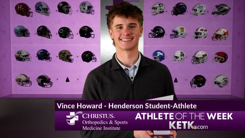 Vince Howard Named CHRISTUS Orthopedics Athlete of the Week