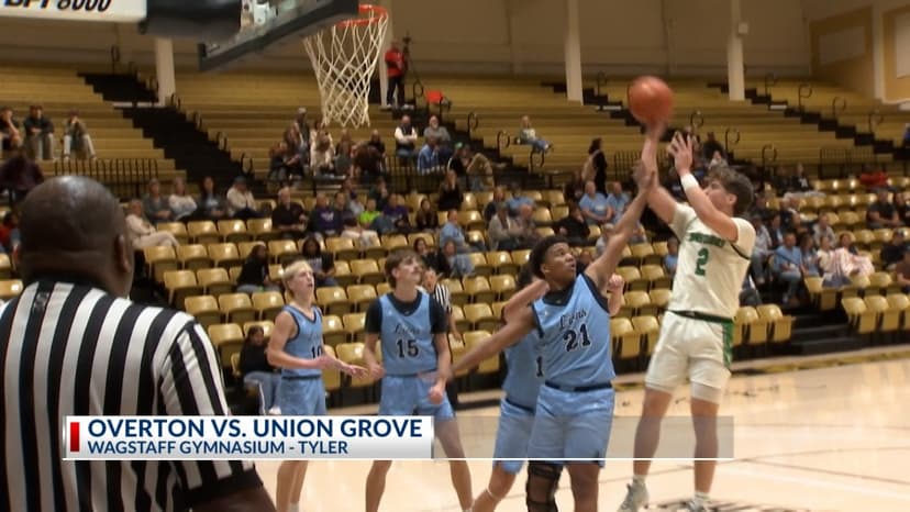 Overton Mustangs open postseason with 47-35 win over Union Grove