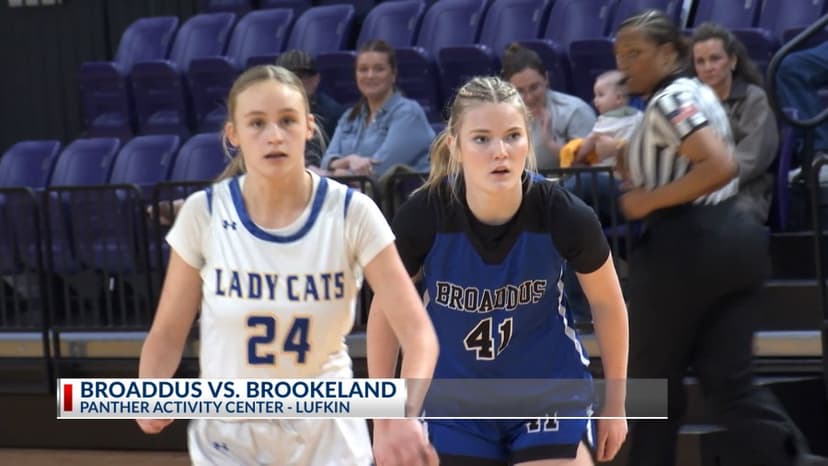 Broaddus Lady Bulldogs beat Brookeland 56-50 in regional final rematch