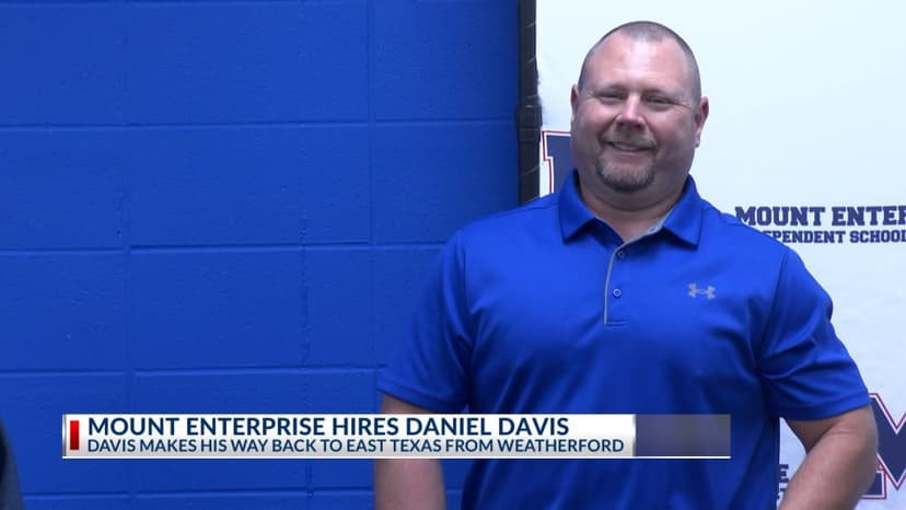 Daniel Davis takes over as athletic director and head football coach at Mount Enterprise