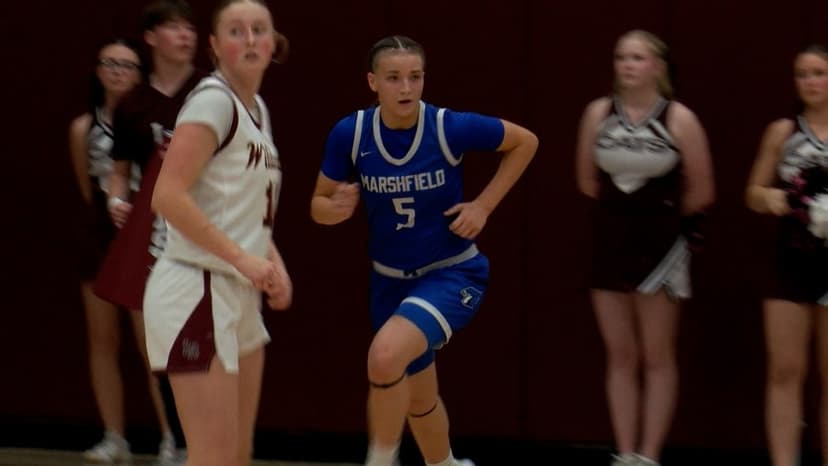 Top-Ranked Marshfield Dominates Logan-Rogersville in Girls High School Basketball