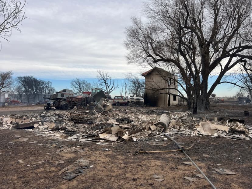 Family Loses Generations-Old Farm in Southern Kansas Wildfire