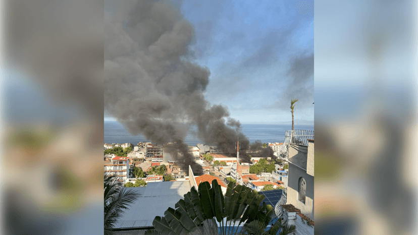 ‘Horizon looked like a war zone’: Utah woman witnesses car bombings, fires in Puerto Vallarta