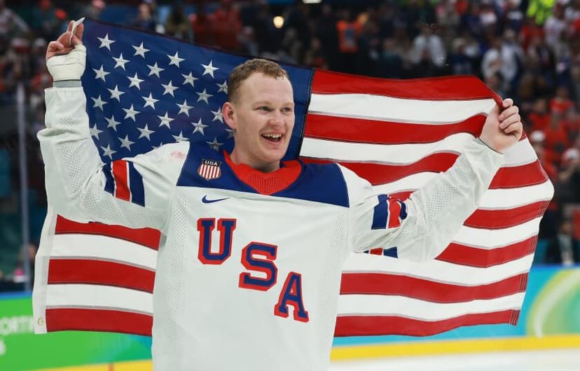 U.S. Olympic hockey star 'would never say' what White House shared in AI video