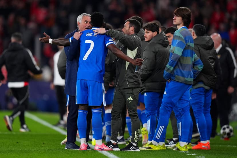 Vinicius Fumes at Mourinho Over Comments After Benfica-Real Madrid Match