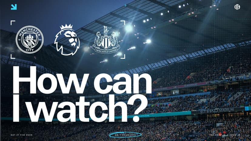 How can I watch Newcastle v City on TV?