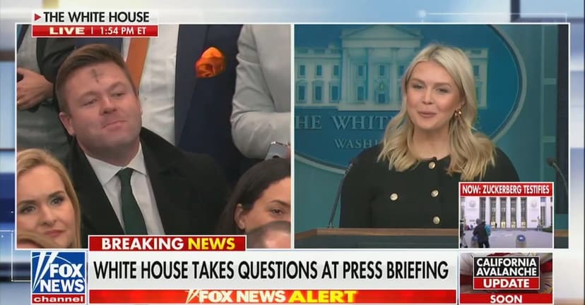 Newsmax Reporter Asks Karoline Leavitt About Trump Administration's Belief in Aliens