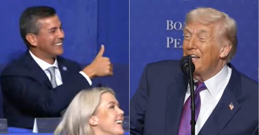 Trump's 'No Handsome Men' Remark Caught on Hot Mic