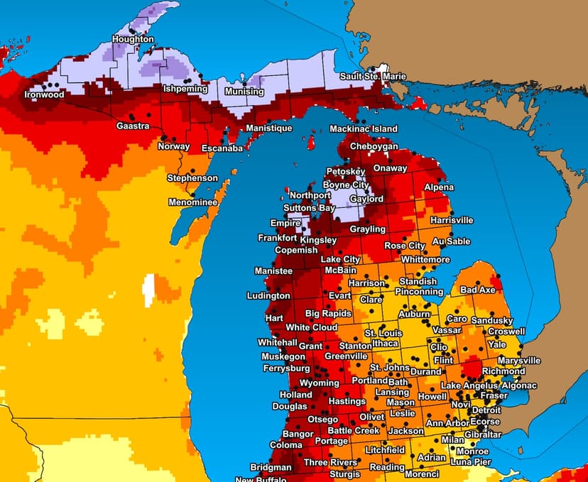 Michigan’s snow so far is nearing 200 inches at one Upper Peninsula location