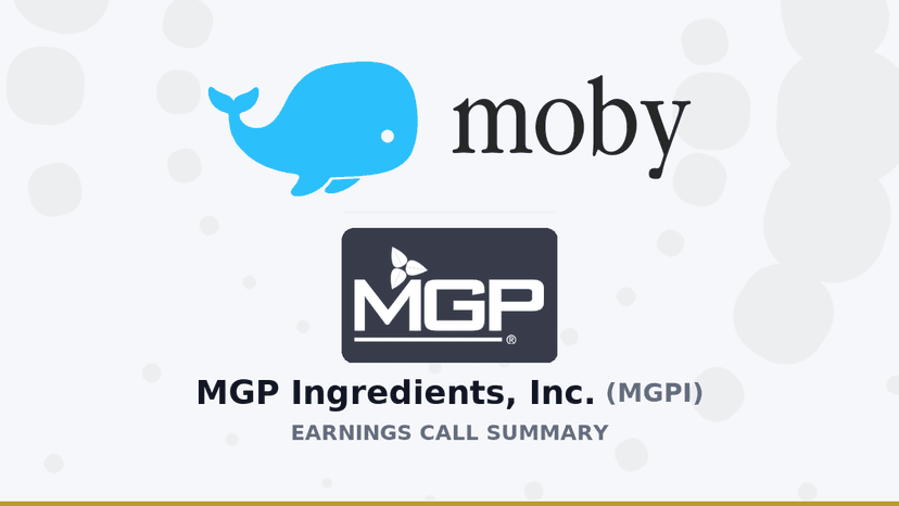 MGP Ingredients, Inc. Q4 2025 Earnings Call Summary