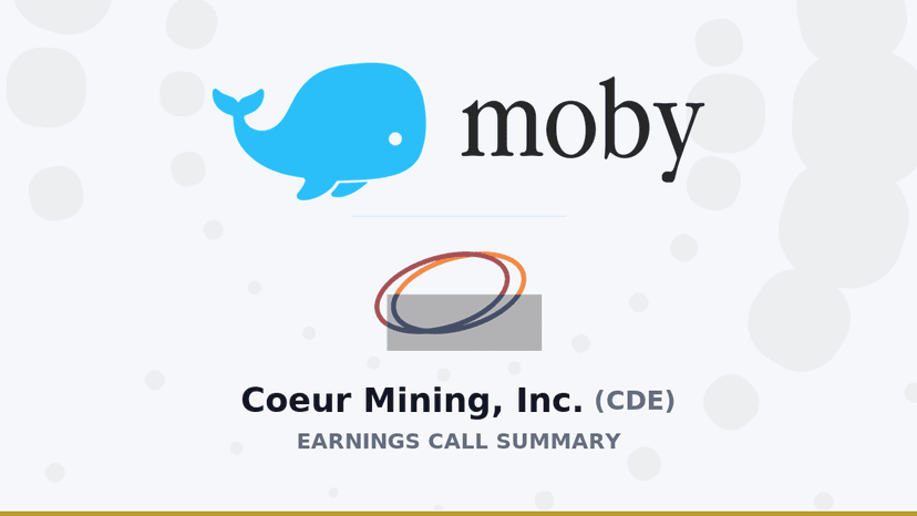 Coeur Mining, Inc. Q4 2025 Earnings Call Summary