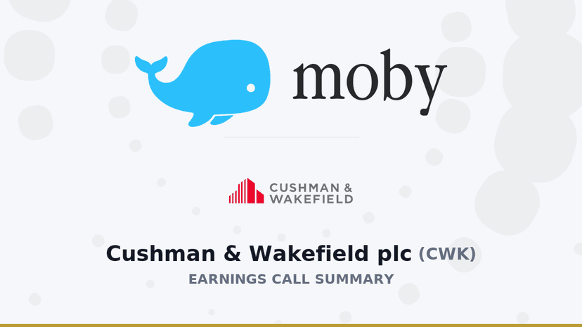 Cushman & Wakefield Reports Q4 2025 Earnings