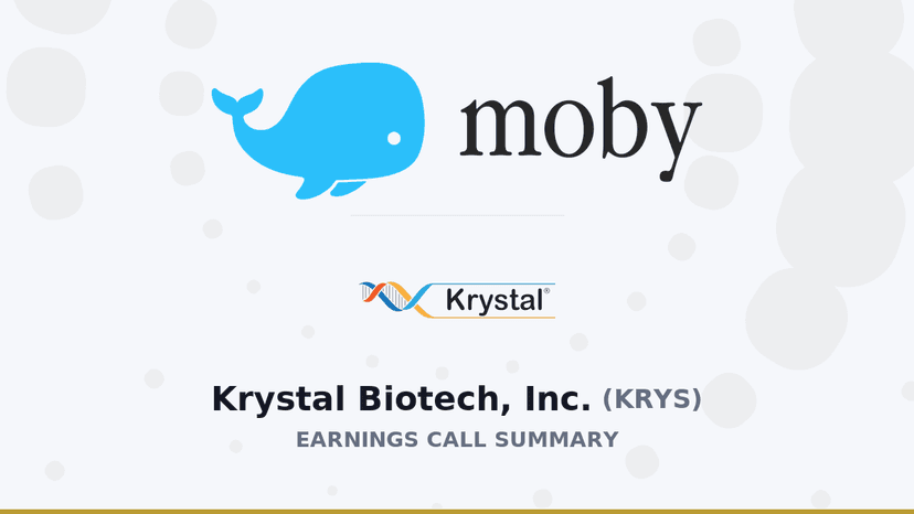 Krystal Biotech, Inc. Q4 2025 Earnings Call Summary