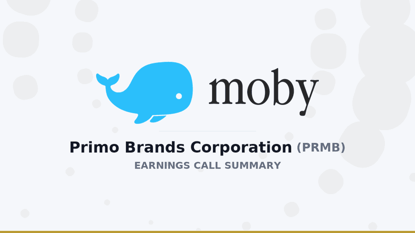 Primo Brands Corporation Q4 2025 Earnings Call Summary