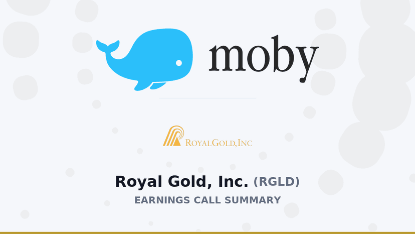 Royal Gold, Inc. Q4 2025 Earnings Call Summary