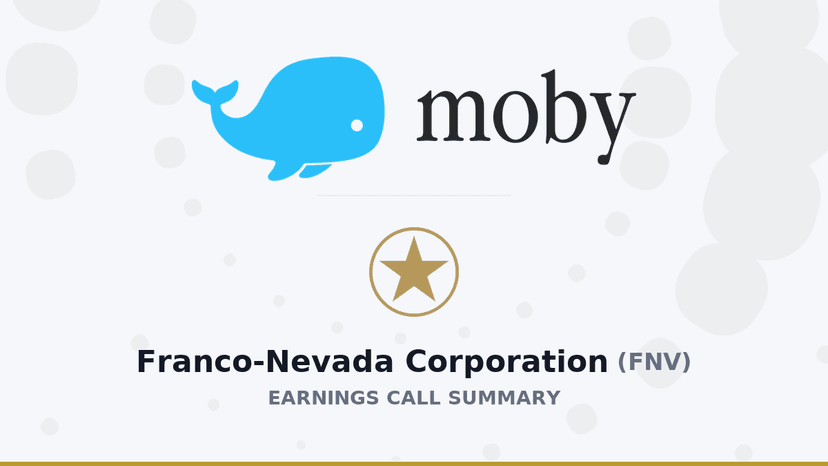 Franco-Nevada Corporation Q4 2025 Earnings Call Summary
