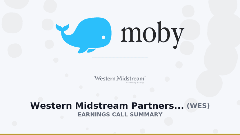 Western Midstream Partners, LP Q4 2025 Earnings Call Summary