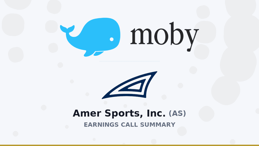 Amer Sports, Inc. Q4 2025 Earnings Call Summary