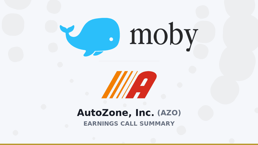AutoZone, Inc. Q2 2026 Earnings Call Summary