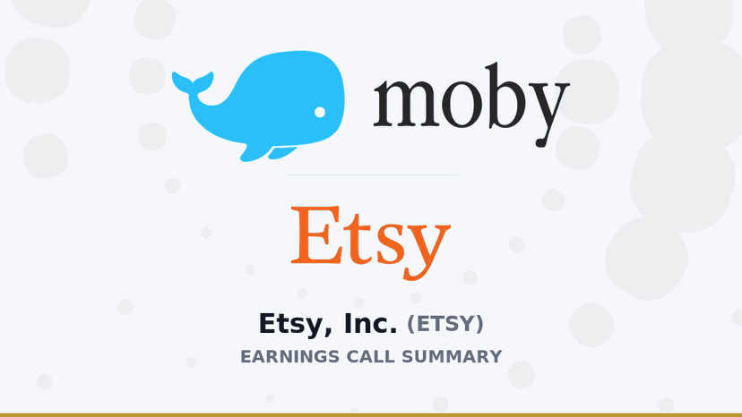 Etsy Posts Lower Profit Despite Higher Revenue - The Wall Street Journal