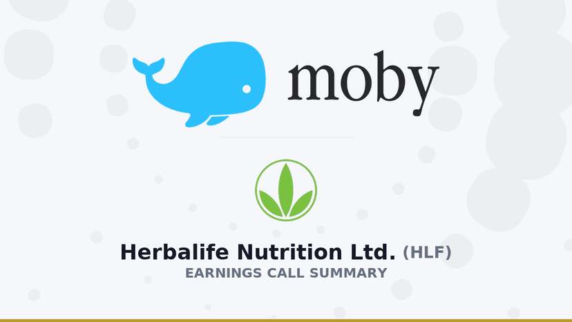 Herbalife Nutrition Ltd. Q4 2025 Earnings Call Summary