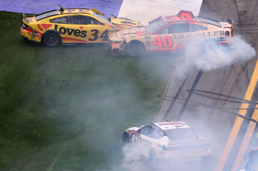 Denny Hamlin Shares Blame for Daytona 500 Incident