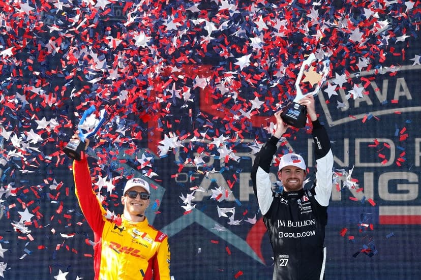 Kirkwood "currently the biggest threat" to Palou's title reign after Arlington win